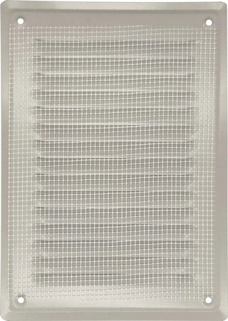 KRATKA WENTYLACYJNA ZEWNĘTRZNA 14x21 Na Komin BIAŁA Kominowa Metalowa