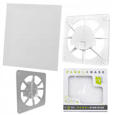 KRATKA WENTYLACYJNA BIAŁA DO KANAŁU 50-130mm PANEL ABS 17x17 Biały Połysk 	11882909120