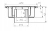 KRATKA ŚCIEKOWA 75/110 UNIWERSALNA Kratka Odpływowa 25x25 cm UDŹWIG 300kg