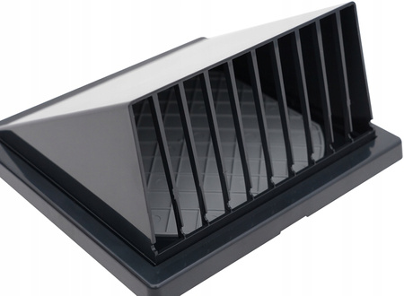 Zestaw wentylacyjny przez ścianę 150mm kratka Nawiewnik Ścienny regulowany