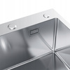 Zlewozmywak jednokomorowy ZLEWOZMYWAK KUCHENNY STALOWY 78x49 cm stal Inox
