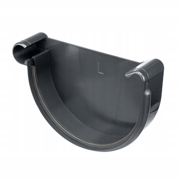 ZAŚLEPKA RYNNY LEWE 125 DENKO RYNNOWE RYNIEN GRAFIT Kaczmarek Karolina