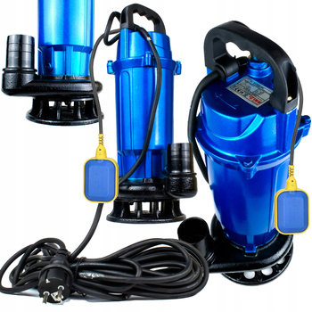 POMPA DO WODY SZAMBA Z ROZDRABNIACZEM PŁYWAK DO WODY BRUDNEJ + BEZPIECZNIK