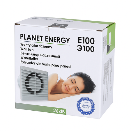 Zestaw wentylacyjny przez ścianę 100 Wywietrznik Ścienny WENTYLATOR WTYCZKĄ