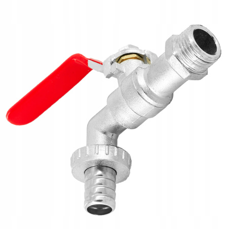 KRAN DO MAUZERA ZAWÓR DO MAUZERA 1000 NA WĄŻ 1/2’’ CZERPALNY IBC PRZYŁĄCZE 13955579964