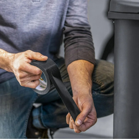 MOCNA TAŚMA DO NAPRAWCZA Duct Tape Wodoodporna czarna 48/10