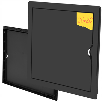 DRZWICZKI REWIZYJNE grafitowe grafit 200x200 20x20 PLASTIKOWE airRoxy