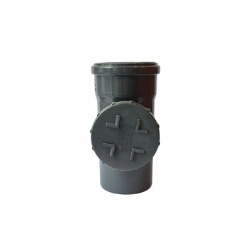 REWIZJA RYNNY 100 mm Z SITKIEM DO RYNIEN GRAFIT Rynny Kaczmarek Karolina