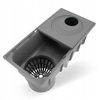 OSADNIK RYNNOWY SZARY DOLNY 110 czyszczak rynny ADAPTER 50 - 110 KOSZYK