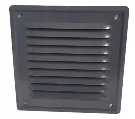 KRATKA WENTYLACYJNA ZEWNĘTRZNA 20x20 Kominowa Metalowa Na Komin GRAFIT