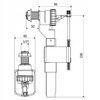 ZESTAW NAPRAWCZY SPŁUCZKI Zawór Spustowy 3/6L + Zawór Napełniający 1/2" 16508934045