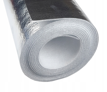 EKRAN ZAGRZEJNIKOWY MATA ALUMINIOWA PIANKA 5 M EKRAN ODBIJAJĄCY CIEPŁO