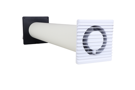 Zestaw wentylacyjny przez ścianę 100 WYWIETRZNIK Ścienny Wentylator Wyciąg