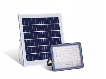 HALOGEN OŚWIETLENIE ZEWNĘTRZNE WODOODPORNY Z PANELEM SŁONECZNYM+PILOT+KABEL