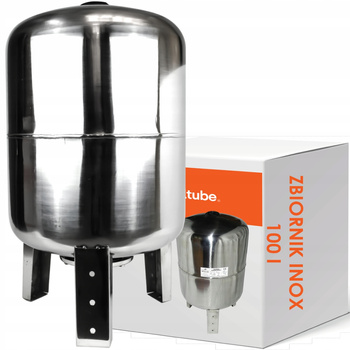 ZBIORNIK HYDROFOROWY PIONOWY INOX 100L NIERDZEWNY HYDROFOR WODY PRZEPONOWY