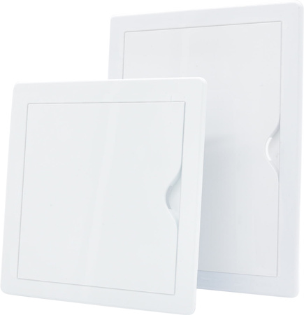 DRZWICZKI REWIZYJNE plastikowe 300x400 30x40 BIAŁE REWIZJA Z RAMKĄ SOLIDNE