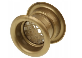 Tuleja wentylacyjna drzwiowa do otworów 35-40 mm stare złoto DO DRZWI