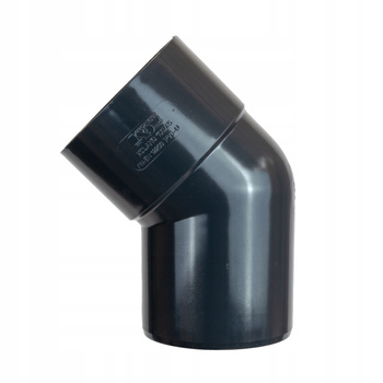 KOLANO RYNNY 75 45 stopni RYNNOWE GRAFIT KOLANKO Rynny Kaczmarek Karolina