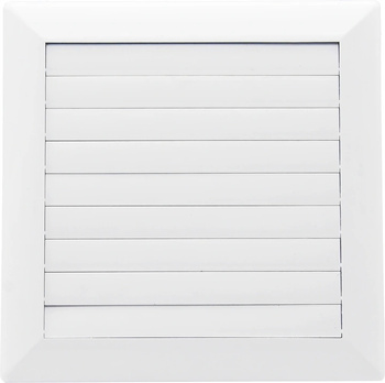 Kratka z żaluzją regulowana sznurkiem14x14 Ø80-150