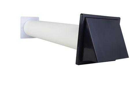 Zestaw wentylacyjny przez ścianę 100 Wywietrznik Ścienny WENTYLATOR WTYCZKĄ