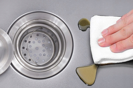 ZLEWOZMYWAK KUCHENNY STALOWY ZLEW STALOWY JEDNOKOMOROWY NABLATOWY 40x50cm