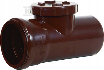 REWIZJA RYNNY 100 mm Z SITKIEM DO RYNIEN BRĄZ Rynny Kaczmarek Karolina