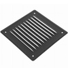 KRATKA WENTYLACYJNA ZEWNĘTRZNA 14x14 Kominowa Metalowa GRAFIT MAT Na Komin