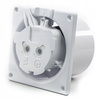 CICHY WENTYLATOR ŁAZIENKOWY 100 SUFITOWY ŚCIENNY 93 m3/h PANEL Biały Połysk 11874595395