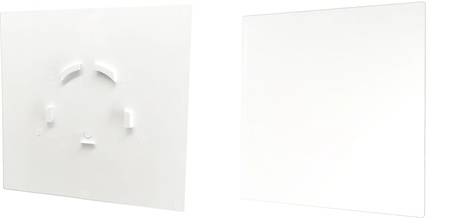 CICHY WENTYLATOR ŁAZIENKOWY 100 SUFITOWY ŚCIENNY 93 m3/h PANEL Biały Połysk 11881909410