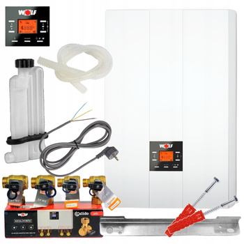 KOCIOŁ GAZOWY DWUFUNKCYJNY KOCIOŁ WOLF fgb 24kW PIEC KONDENSACYJNY GAZOWY