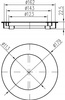 OSADNIK RYNNOWY CZYSZCZAK RYNNY Czarny ODPŁYW 160 mm z Koszykiem WPUST