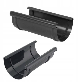 ZŁĄCZKA RYNNY 100 mm GRAFIT ŁĄCZNIK RYNNY RYNNOWY Rynny Kaczmarek Karolina