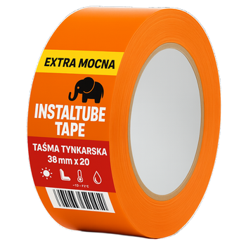 Taśma Tynkarska Elewacyjna 38x20 Pomarańczowa Budowlana Tynku BARDZO MOCNA