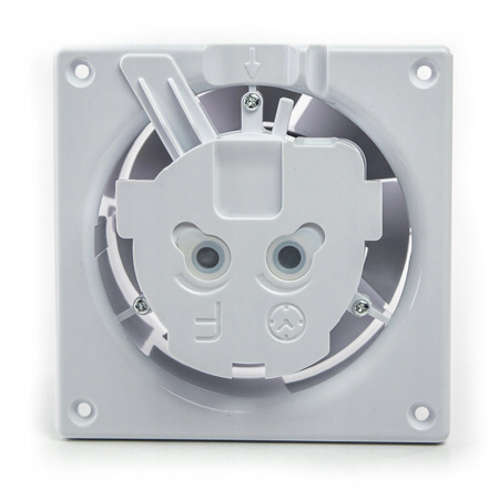 CICHY WENTYLATOR ŁAZIENKOWY 100 SUFITOWY ŚCIENNY 93 m3/h PANEL Biały Połysk 11881909410