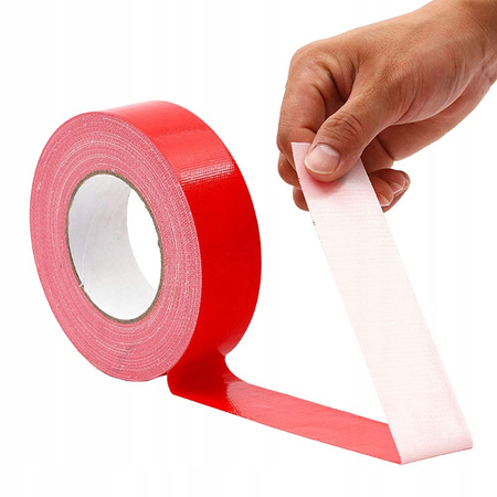 Taśma Klejąca Naprawcza do Otulin Czerwona Izolacji RUR 50m DUCK DUCT TAPE