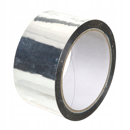 Taśma aluminiowa samoprzylepna kominkowa 350'C 50m Wysokotemperaturowa