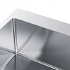 ZLEWOZMYWAK JEDNOKOMOROWY INOX ZLEW KUCHENNY NABLATOWY 60x50 SYFON DOZOWNIK