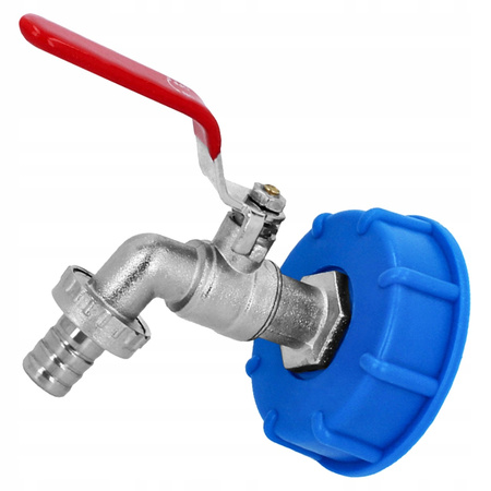 KRAN DO MAUZERA ZAWÓR DO MAUZERA 1000 NA WĄŻ 1/2’’ CZERPALNY IBC PRZYŁĄCZE 13955579964