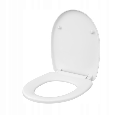 Deska sedesowa WOLNOOPADAJĄCA UNIWERSALNA KLAPA WC Pasuje do Cersanit Koło