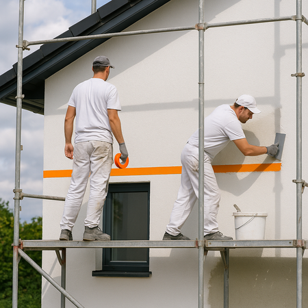 Taśma Tynkarska Elewacyjna WĄSKA 1cm 10mm x 20 Pomarańczowa Budowlana Tynku