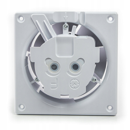 CICHY WENTYLATOR ŁAZIENKOWY 100 SUFITOWY ŚCIENNY 93 m3/h PANEL Biały Połysk 11874595395