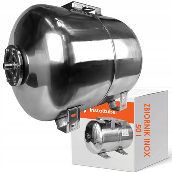 ZBIORNIK HYDROFOROWY INOX 50 L NIERDZEWNY MEMBRANA HYDROFOR WODY PRZEPONOWY