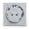 CICHY WENTYLATOR ŁAZIENKOWY 100 SUFITOWY ŚCIENNY 93 m3/h PANEL Biały Połysk 11874595395
