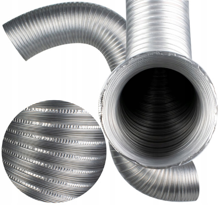 RURA ALUMINIOWA SPIRO fi 135 mm 1,5m Kanał Wentylacyjny Do Okapu 135