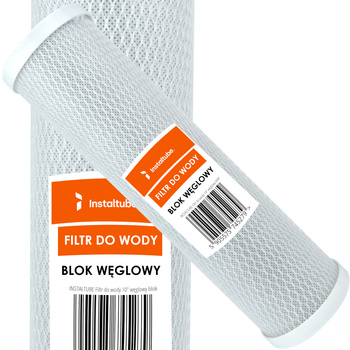 FILTR WSTĘPNY DO WODY WKŁAD WĘGLOWY 10" WKŁAD DO FILTRA FILTR WĘGLOWY SMAK