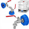 KRAN DO MAUZERA ZAWÓR DO MAUZERA 1000 NA WĄŻ 1/2’’ CZERPALNY IBC PRZYŁĄCZE 13955579964