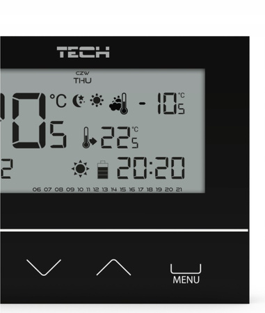 TECH STEROWNIK BEZPRZEWODOWY DO PIECA GAZOWGO ST-292 REGULATOR TEMPERATURY
