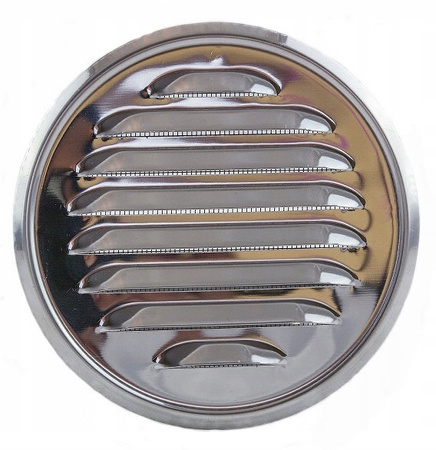 Zestaw wentylacyjny przez ścianę 100mm kratka Nawiewnik Ścienny regulowany