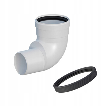 KOLANO REDUKCYJNE 60/80 KOMINOWE 90 stopni RICOM