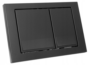 PRZYCISK DO SPŁUCZKI WC Cersanit Aqua Link CZARNY MAT NIE PALCUJE